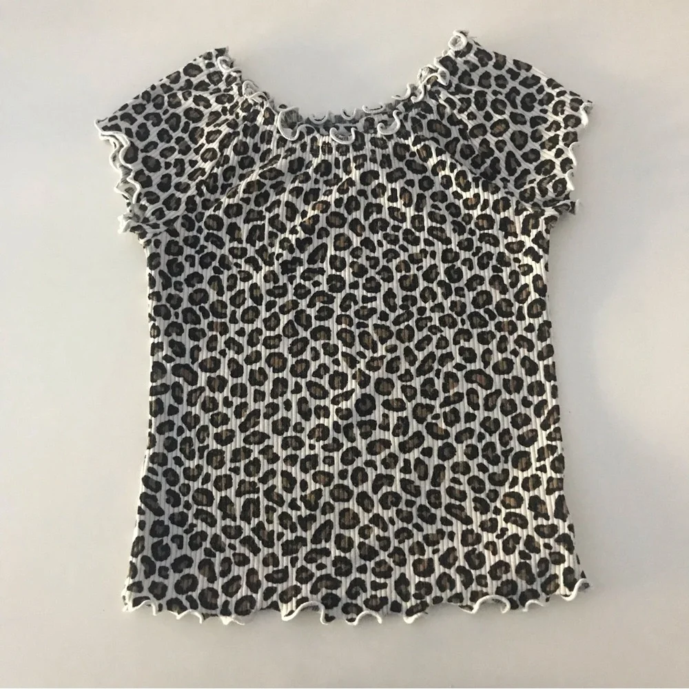 Old Navy Leopard Print Shirt